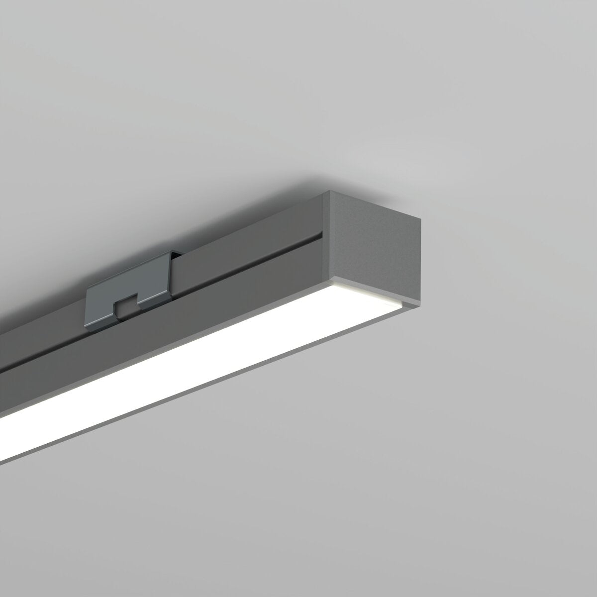 KLUŚ Endkappe PDS-4-PLUS, silbern, ABS – Detail-/Anwendungsbild