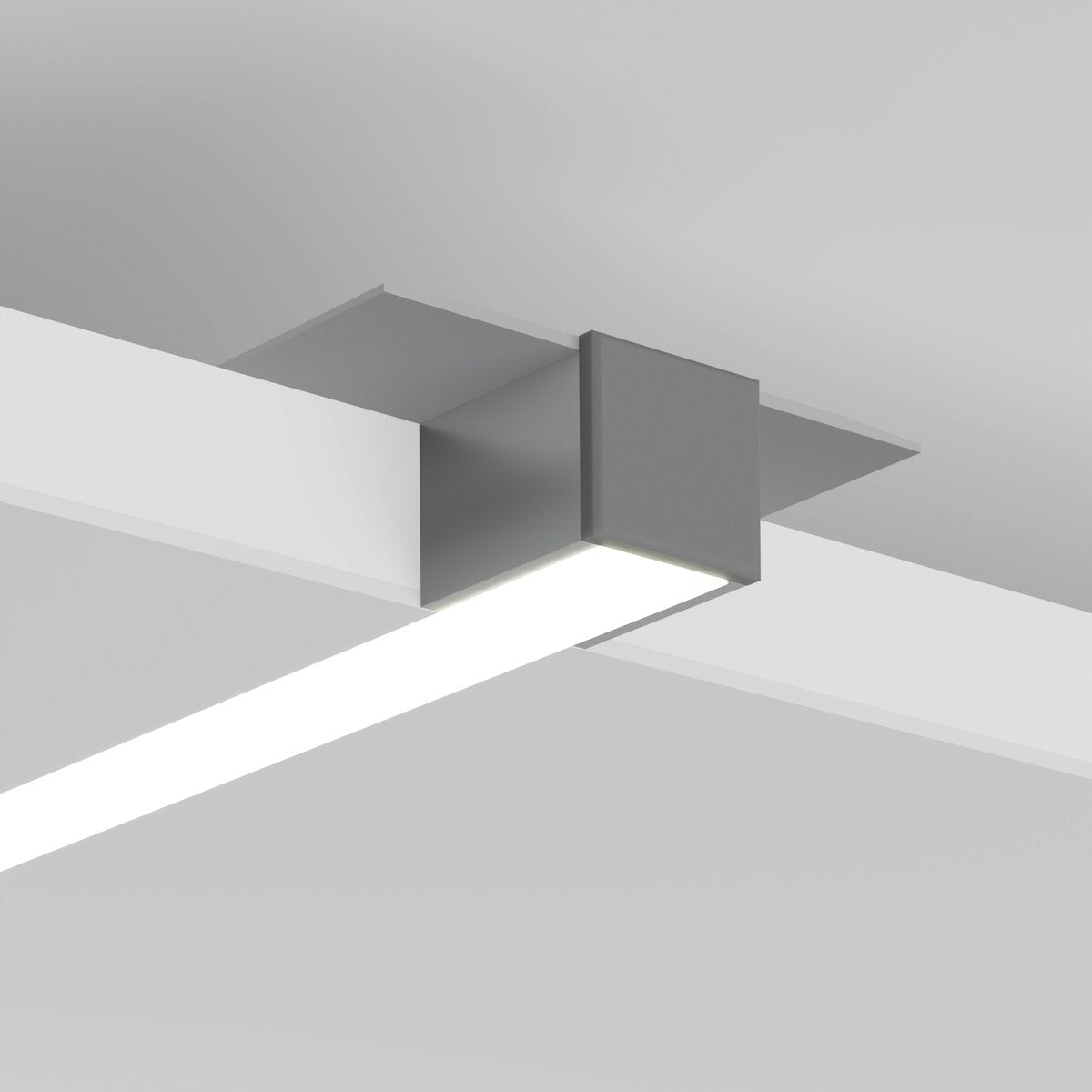 KLUŚ Endkappe PDS-ZM-PLUS, grau, ABS – Detail-/Anwendungsbild