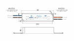 CobaltElectro ZPV 24V 60W IP67 – technische Maßzeichnung und Abmessungen