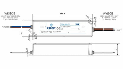 CobaltElectro ZPV LED-Netzteil 24V 100W IP67