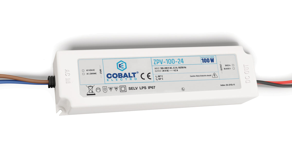 CobaltElectro ZPV LED-Netzteil 24V 100W IP67 – Produktfoto