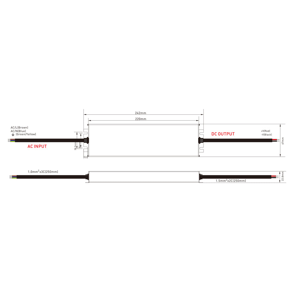 LED Netzteil 24V 200W IP67 – weitere Ansicht