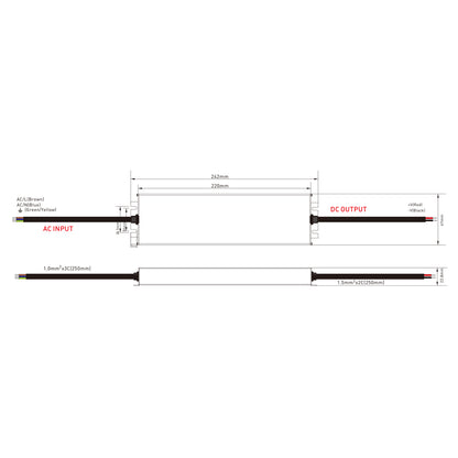 LED Netzteil 24V 200W IP67 – weitere Ansicht