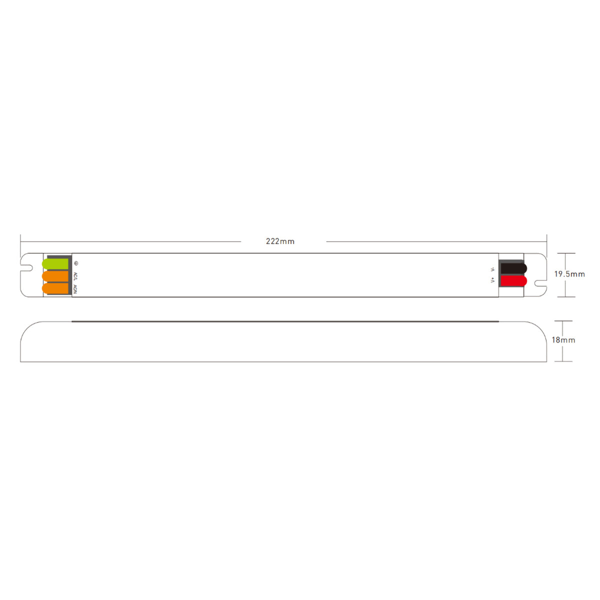 LED Netzteil 48V 60W IP20 – weitere Ansicht